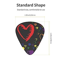 Médiators Guitare 12-Pack Gay Pride Rainbow Guitar Picks Pour Guitare Électrique Guitare Acoustique Diverses Guitares - Les Beatles, Paul McCartney, John Lennon, RIngo Starr, George Harrison Médiators Guitare 12-Pack Gay Pride Rainbow Guitar Picks Pour Guitare Électrique Guitare Acoustique Diverses Guitares – Image 3