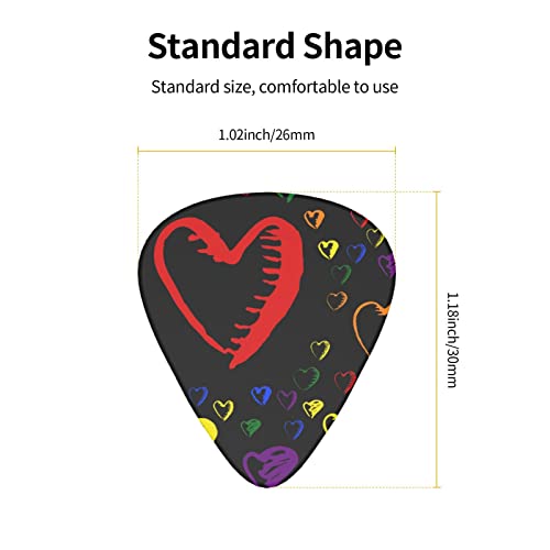 Médiators Guitare 12-Pack Gay Pride Rainbow Guitar Picks Pour Guitare Électrique Guitare Acoustique Diverses Guitares - Les Beatles, Paul McCartney, John Lennon, RIngo Starr, George Harrison Médiators Guitare 12-Pack Gay Pride Rainbow Guitar Picks Pour Guitare Électrique Guitare Acoustique Diverses Guitares – Image 4