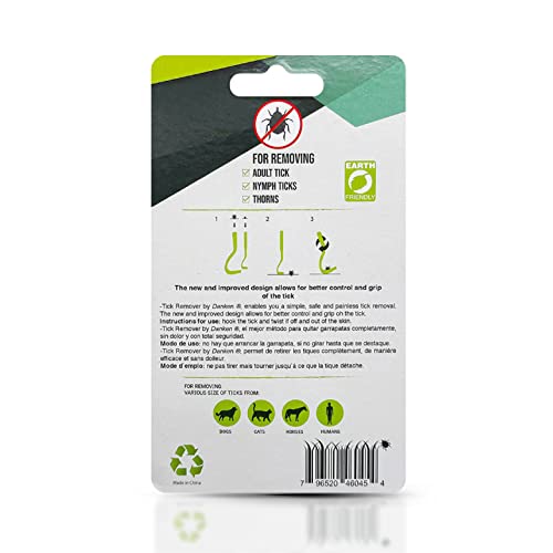 Danken® Tick Remover For Dogs | Save The Animals | Tick Removal Tool For Dogs, Cats, Horses, And Humans | Enhanced Design | Tick Tweezers | Dog Tick Remover Tool | Tick Grabber | Tick Puller (1 Pack) #TOP5