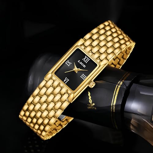 Image of LIGE Watches for Women Luxury Ladies Quartz Wrist Watches with Stainless Steel Bracelet,Waterproof.Womens Casual Fashion Small Watch Bracelet