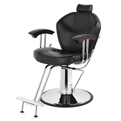 Artist Hand Stylist Chairs For Salon All Purpose Barber Chair Reclining Salon Chair, Both Sides Levers For Left-Handed #TOP22