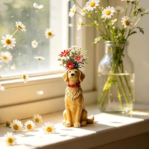 Jarrón de perro decorativo para mesas de comedor y dormitorios 3