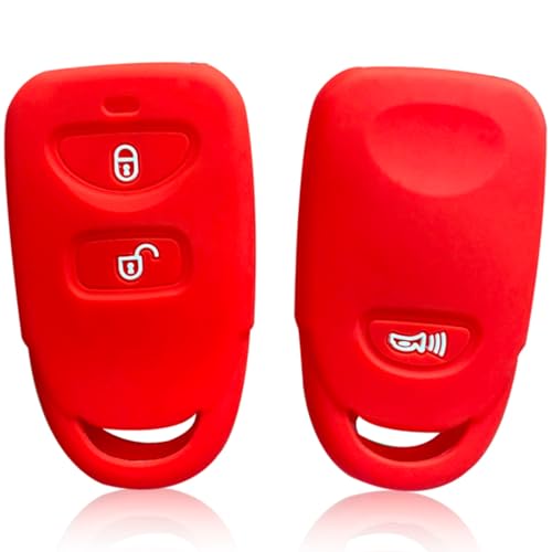 Couverture de clé de voiture en silicone Kia Hyundai Accent boîtier - 4