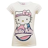 Kurzarm & Hello Kitty Aufdruck ed auf der Vorderseite der Top.