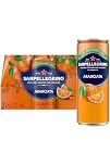 San Pellegrino Italian Sparkling Drinks Tastefully Light Sparkling Orange Canned Soft Drink 12 x 330ml | 64k Cals per Can