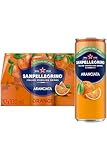 San Pellegrino Italian Sparkling Drinks Tastefully Light Sparkling Orange Canned Soft Drink 12 x 330ml | 64k Cals per Can