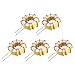 MECCANIXITY Toroid Inductance Copper Coil Magnetic Inductor 4uH 5A for DIY Circuit Board Pack of 10