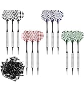 Embout De Flechette Plastique Pointes De Fléchettes Souples - Lot De 100, Filetage 2BA, Noir - Pour Fléchettes Standard Flechettes Pointe Plastique