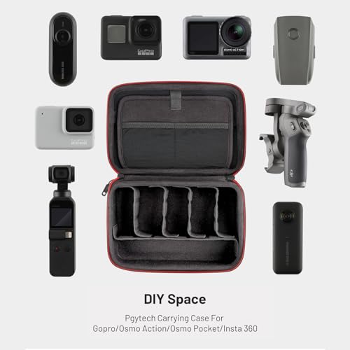Case para DJI Osmo Pocket ou Osmo Action e Câmeras GoPro Pgytech