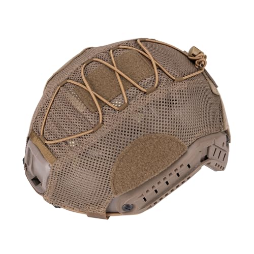 EXCELLENT ELITE SPANKER Tactical Helmet Cover - Fast Helmet Cloth in Size M/L for Airsoft - Coyote...