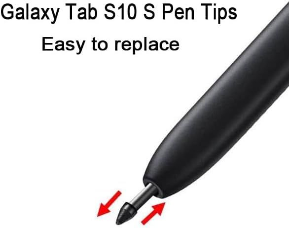 5 Pcs Tab S10 Ultra S Pen Tips Replacement for Samsung Galaxy Tab S10 / S10 Plus/Tab S10 Ultra Stylus S Pen Replacement Tips/Nibs +Tools (S10+/S10 Ultra Black*5) image 3