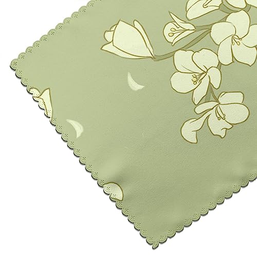 Set de table bégonia lavable en lot de 6 pièces format rectangulaire 30x45 cm