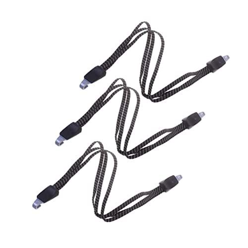 BRIGHTFUFU Strong Bungee Cords Hooks Large Camping Straps Elastic Luggage Rope for Bike Rack Cargo Securement