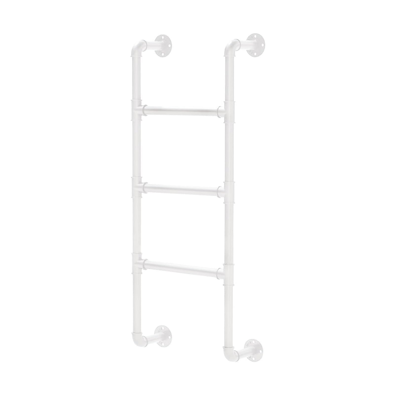 Escalera de Emergencia para Hueco de Ventana, Escalera de Metal para Cama Alta montada en la Pared, Escalera de Tubo de Hierro para literas, escaleras de Escalada para Interiores y exteriore