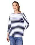 al amparo traduction Cuello barco Street One Camiseta de Rayas Amparo Blue 42