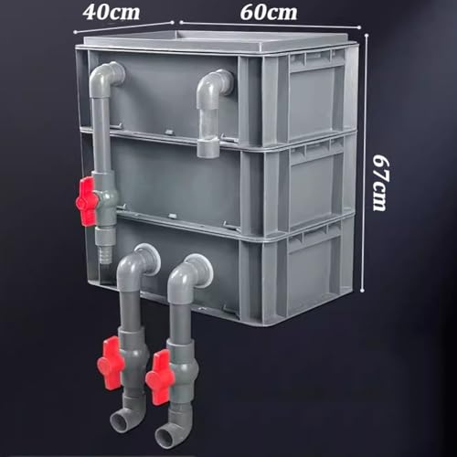 Filtre d'aquarium eau trouble solution boîtier externe sans pompe durable - 7