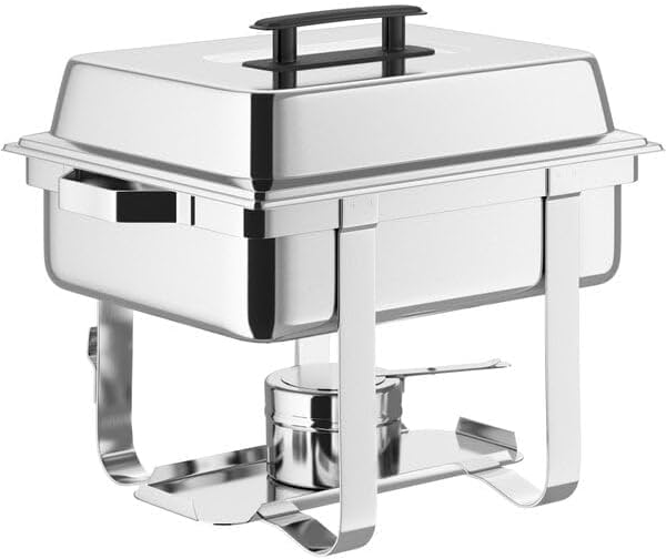 Economy 4 Qt. Half Size Stainless Steel Chafer