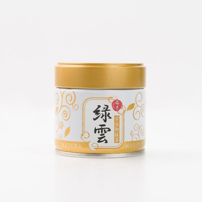 森半 抹茶 Matcha Hana 30g 缶 お点前用 薄茶 （６個） Amazon | 森半 お点前用抹茶 緑雲 30g缶 ceremonial grade matcha | 森