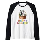 Photo Gallery happy easter dog bunny ears basket joy maglia con maniche raglan Photo Gallery happy easter dog bunny ears basket joy maglia con maniche raglan