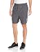 HEAD Men's Ace Woven 9"Short, Black Heather, Medium