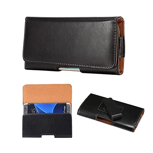 PU Leather Swviel Belt Clip Holster Case Cell Phone Pouch Holder for Samsuang Galaxy A15 A54 A53 A52 A33 S21 FE/ S22+ S23+ S24+ 9 Plus/iPhone 15 Pro Max/XS Max / 8 Plus/LG Stylo 5 4 3/ HTC U12 Plus