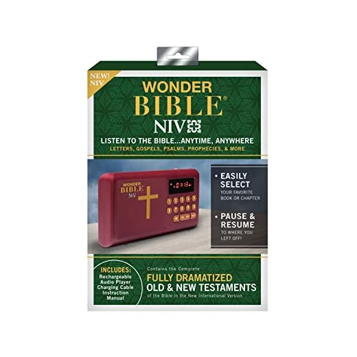 Wonder Bible NIV- The Audio Bible Player That You Can Listen to in English, New International Version, New & Old Testament as Seen On TV