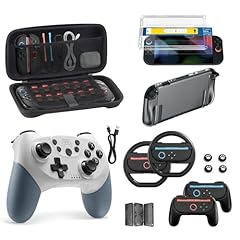 White-Grey Controller (Leather Wrapped)