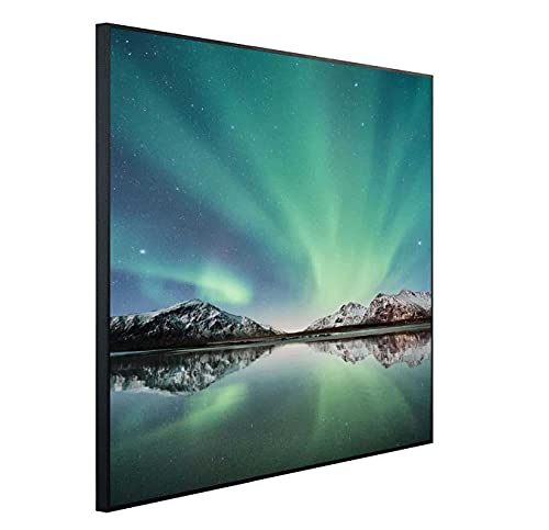 Ecowelle Calentador de Infrarrojos Imagen | 350 vatios | 60x60cm | Calefacción por Infrarrojos