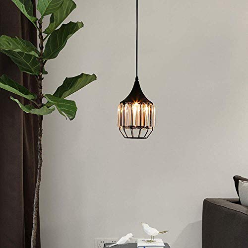 Lámpara de comedor moderna nórdica con iluminación progresiva y diseño de cristal 4