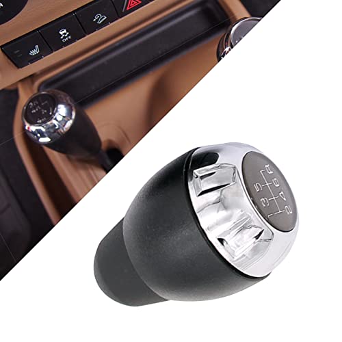 Alpeaken Gear Chrome Shift Knob Compatible With Jeep Manual Transmission Jk Wrangler 2011-2018 Series #TOP1
