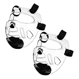 POPETPOP 2pcs Taekwondo Mask Detachable Face Guard for Martial Arts Boxing Sports
