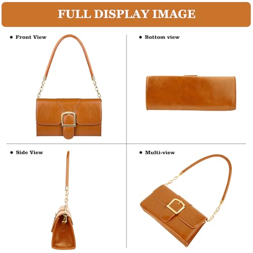 Image of Shoulder Bag for Women, Faux Leather Women's Shoulder Handbags, Fashionable Tote Purses for Women