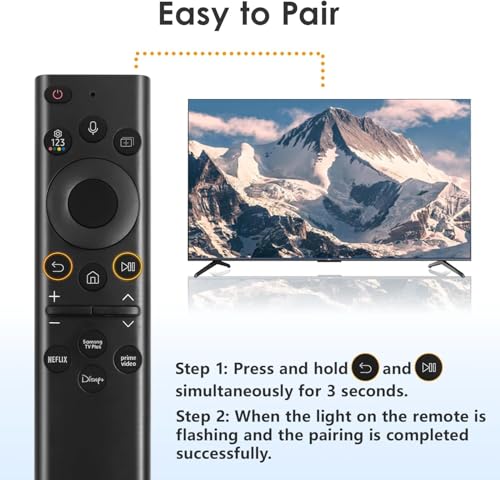 Solar Voice Remote Replacement for Samsung TV, BN59-01385A Rechargeable Smart TV Remote Control with USB-C Charging, Compatible with Samsung The Frame, Neo QLED, QLED, Crystal UHD 4K 8K TVs - image 5