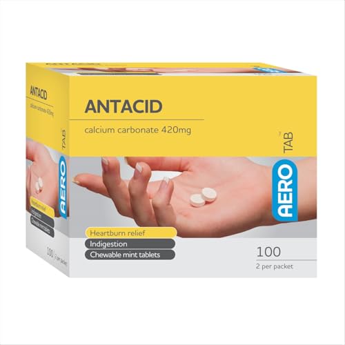 AEROTAB Antacid Tablets 100/box