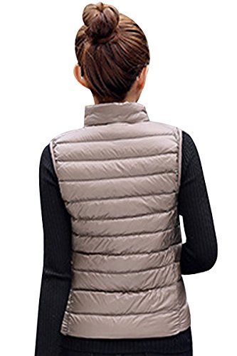 YMING Womens Packable Down Vest Solid Color Lightweight Outwear Zipper Puffer Vest Jackets2