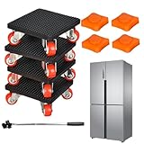 Utilisation confortable : avec une barre antidérapante et un bras de force allongé, cet outil permet de déplacer sans fatigue même les meubles lourds sur roulettes en utilisant le principe du levier