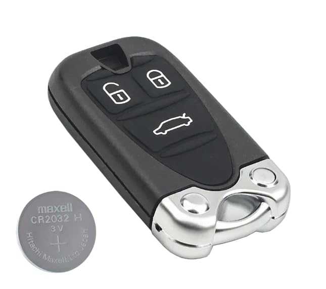 ATTENZONE: acquistando questo prodotto riceverete il cover 3 TASTI SLOT completo di lama vergine SIP22, batteria CR2032 e Logo non originale SCHEDA ELETTRONICA E TRANSPONDER NON SONO INCLUSI NELLA VENDITA. Sarà necessario trasferire la scheda elettronica dalla vecchia chiave a quella nuova. Se il meccanismo di sgancio è funzionante, la lama originale può essere trasferita sul nuovo cover, oppure potete fare intagliare la nuova chiave presso un centro chiavi o ferramenta. Prima di procedere con l'acquisto è consigliabile verificare che la chiave sia compatibile con quella della vostra vettura con quella pubblicata nella sezione foto