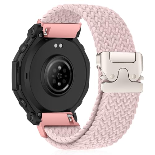 [HinZann] Amazfit Bip 6/5/5 Unity�AActive Max �Ή� 22mm �u���C�f�b�h �����p�x���g�A�y�� �_�� �e�� �i�C���� �ւ� �o���h�A�ʋC �h�� �X�|�[�c�o�� Amazfit Balance 2/1�AT-Rex 3