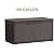 Devoko 100 Gallon Waterproof Large Resin Deck Box Indoor Outdoor Lockable Storage Container for Patio Furniture Cushions Garden Tools (100 Gallon, Dark Brown)