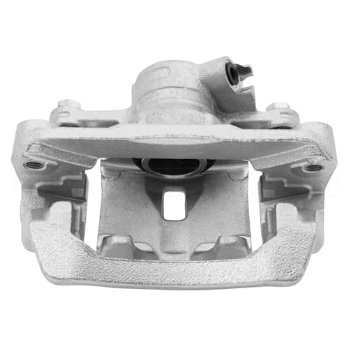 Image of Detroit Axle - Rear Left Brake Caliper for 2012-2021 Subaru WRX 09-13 Forester 08-14 Impreza Disc Brake Caliper w /Bracket 2009 2010 2011 2012 2013 Replacement Driver Side Assembly