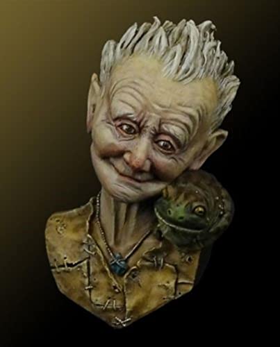 Figura sin ensamblar de resina 1:10 The Frog Whisperer miniatura 1