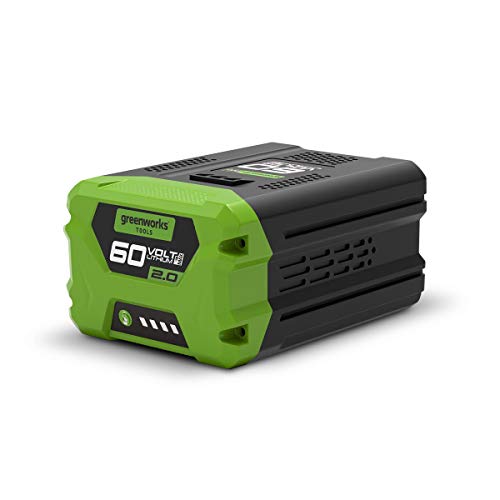 Greenworks Batteria da 60V G60B2 (batteria Li-Ion da 60V 2Ah ricaricabile ed efficiente, adatta a tutti gli attrezzi Greenworks della serie da 60V)”