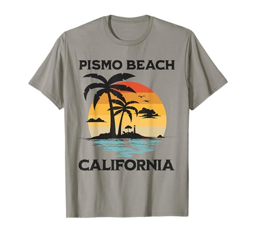 Pismo Beach California Surf Vacances d'été Vintage T-Shirt