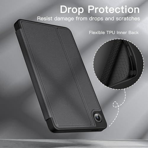 Image of JETech Cover Case for Samsung Galaxy Tab A9 8.7-Inch 2023, Slim Folio Stand Protective Tablet Cover, Multi-Angle Viewing (Black)