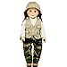 Fishing Adventure Outfit; Pants, Vest, Shirt ,Hat Fits 18" American Girl Doll Clothes & Accessories