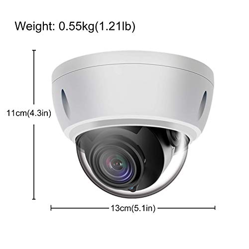 Anpviz 5MP IP PoE Dome Security Camera with Audio, 2.8mm Lens, 98ft Night Vision, Motion Detection, Weatherproof IP66 Indoor Outdoor ONVIF Compatible - Thumbnail 5