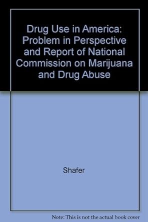 Drug Use in America: Problem in Perspective and Report of National Commission on Marijuana and Drug Abuse