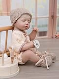 Cloveray Reborn Baby Doll - Muñeca de bebé realista de 20 pulgadas, regalos cómodos para niñas a partir de 3