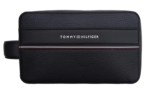 Tommy Hilfiger Kulturtasche Kosmetiktasche Corporate Washbag PU One Size Schwarz