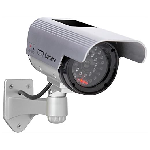 Sunforce 82340 Solar Fake Security Camera with Blinking Light